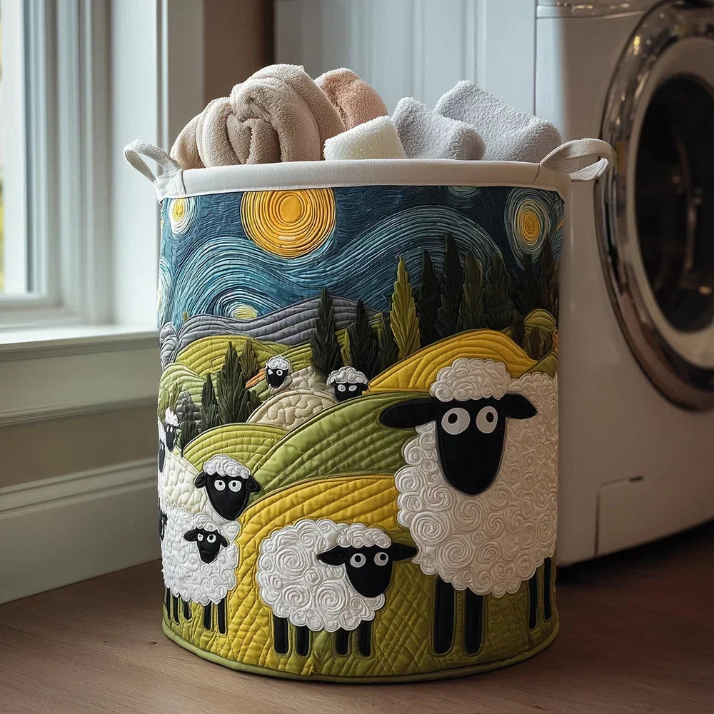 Hand-Trapuntato Sheep Basket