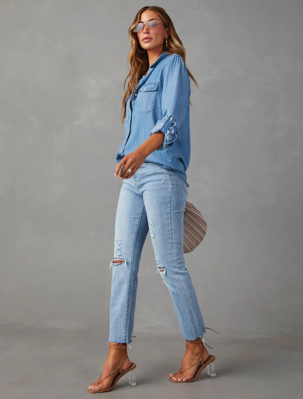Xena | Manica Lunga Button Polo