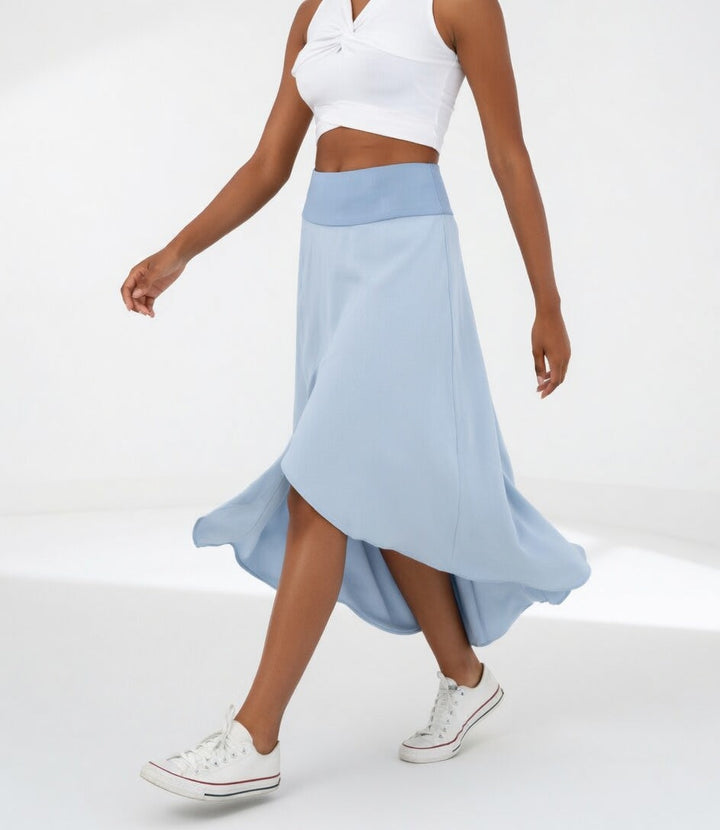 Bonney | Flowy Asymmetric Midi Gonna