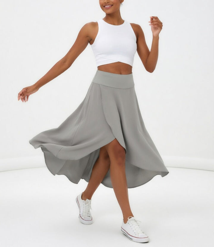 Bonney | Flowy Asymmetric Midi Gonna