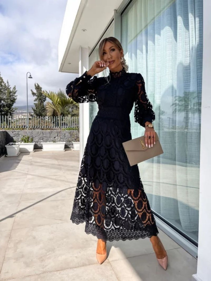 Petra | Ceremony Midi Abito with Cut-Out Detailing