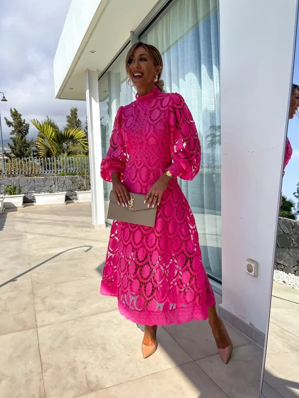 Petra | Ceremony Midi Abito with Cut-Out Detailing