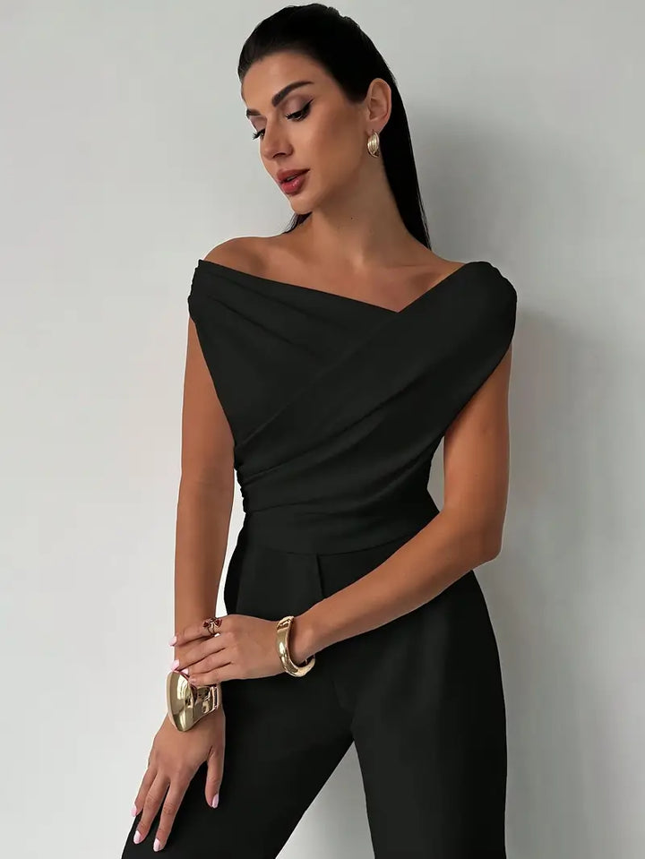 Jemima | Draped Monospalla Top