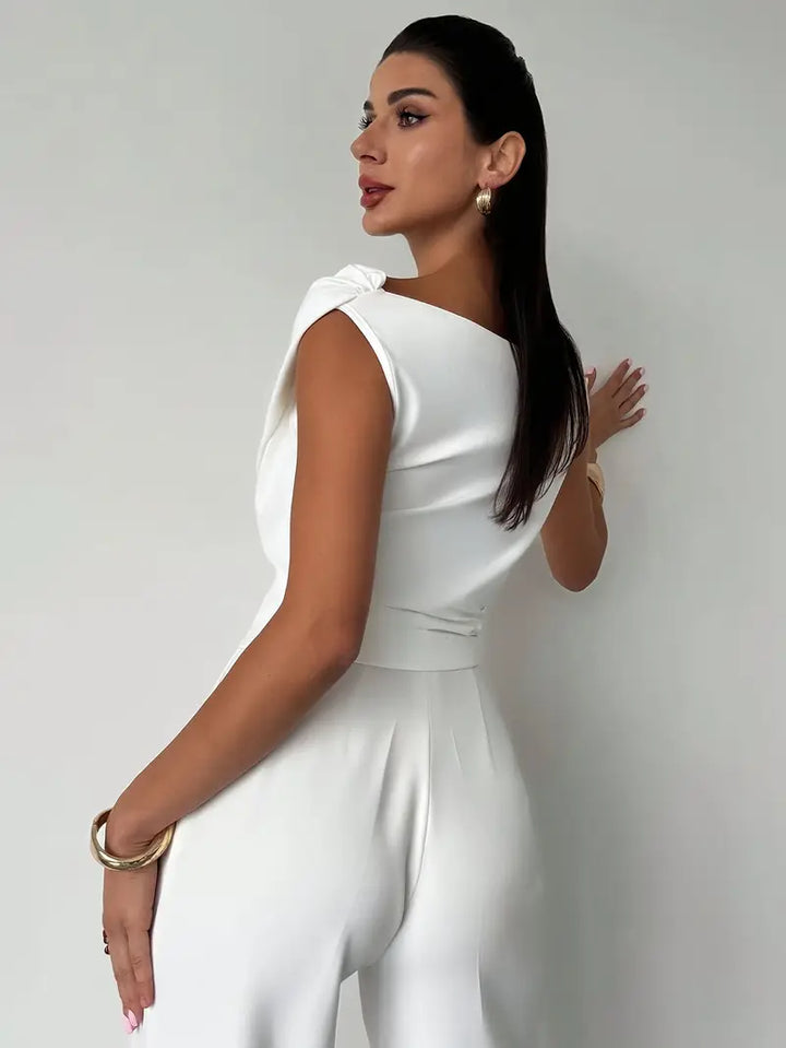 Jemima | Draped Monospalla Top