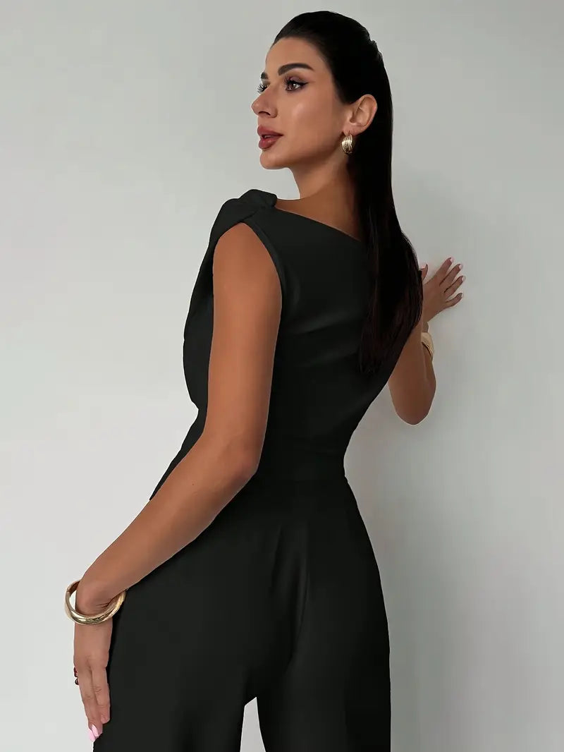 Jemima | Draped Monospalla Top