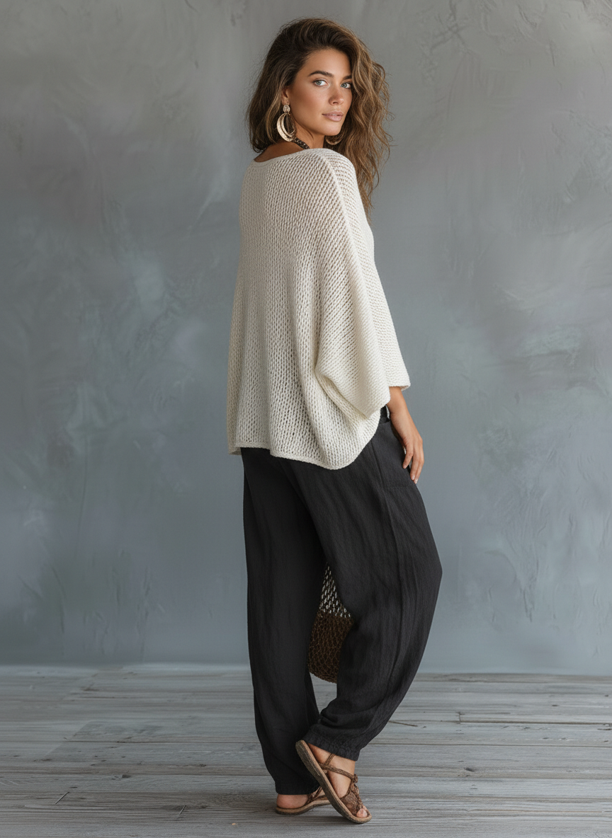 Hazel | Completo Maglione a Mantella