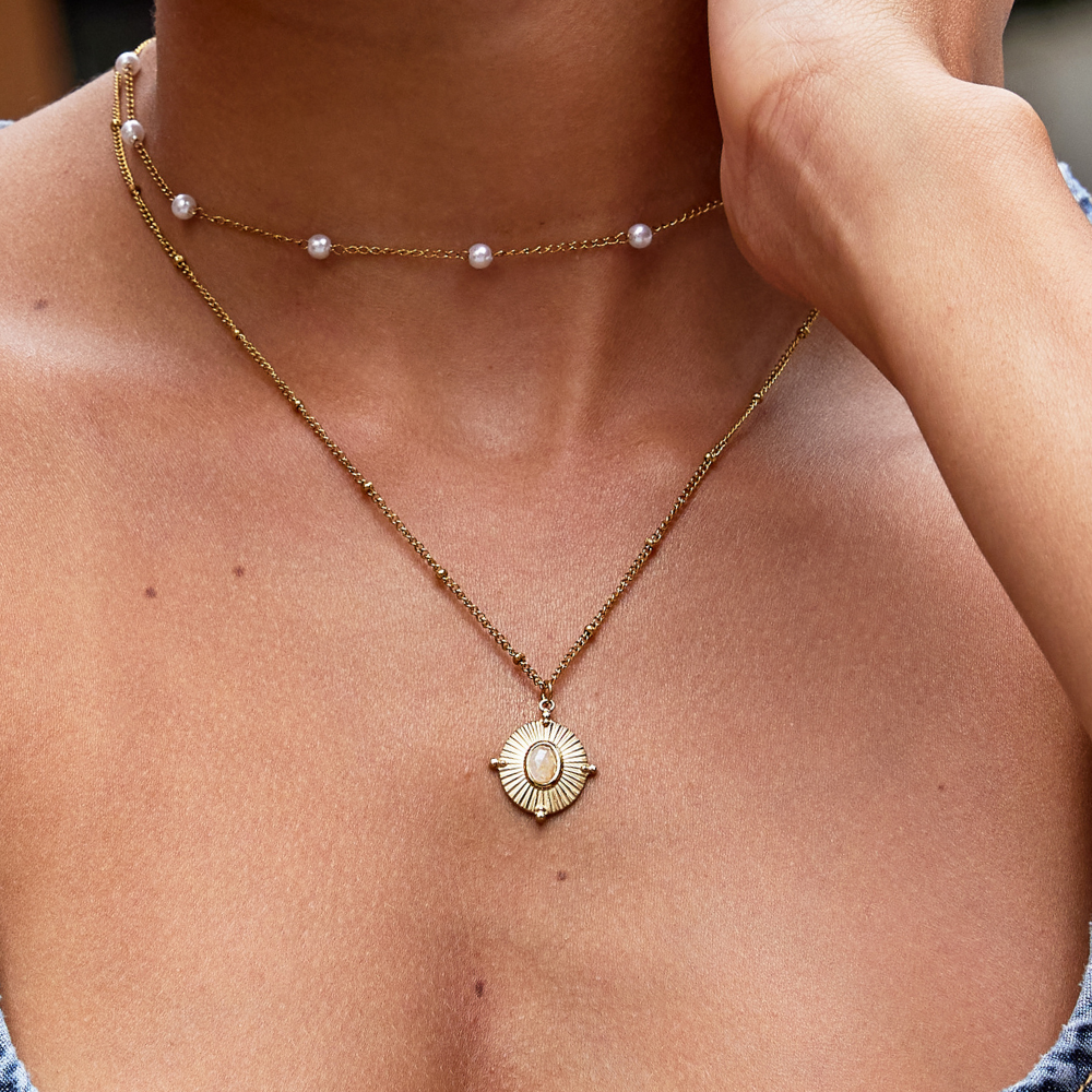 Collana Vintage Monique con Pierre