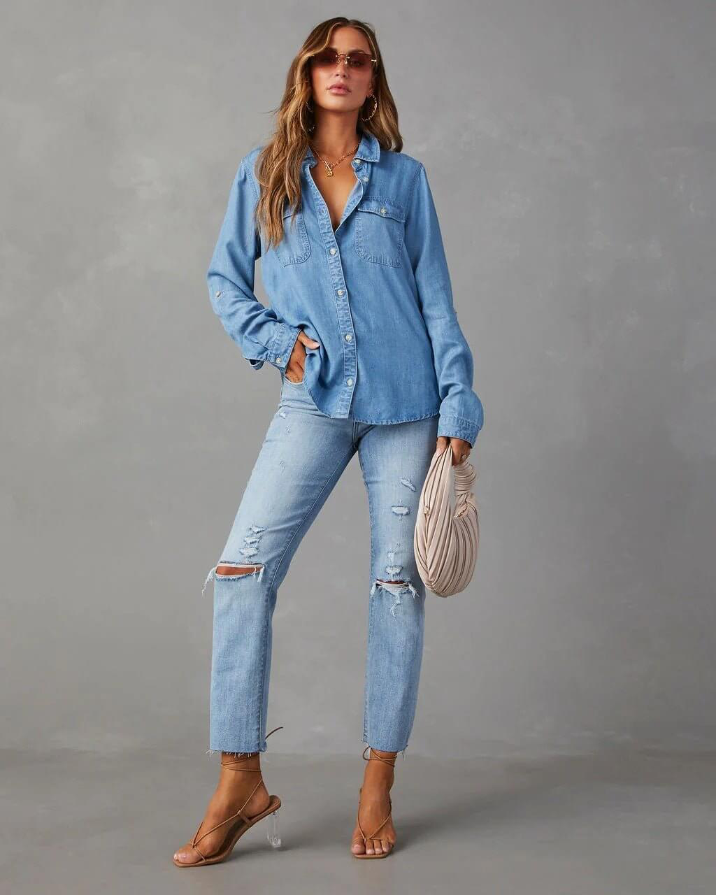 Sky | Classico Denim Camicia