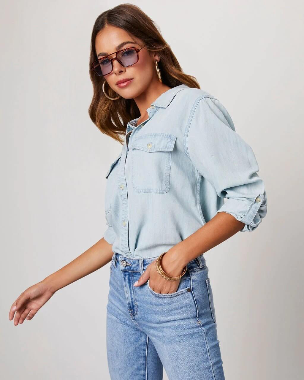 Sky | Classico Denim Camicia
