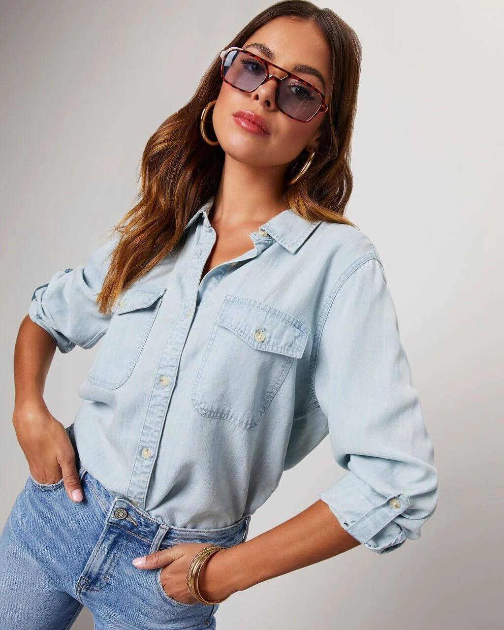 Sky | Classico Denim Camicia