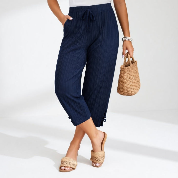 Sunday | Semplice Flowy Estate Pantaloni with Elastic Waist