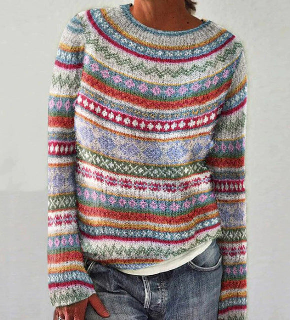 Zia | Rainbow Stripe Maglia Jumper