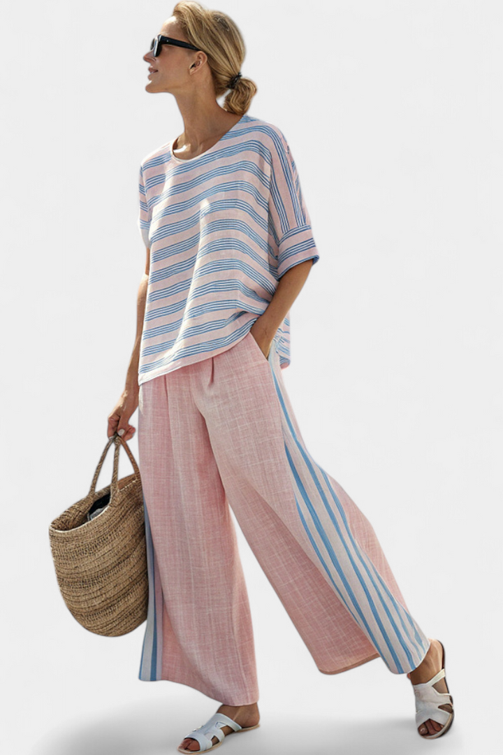 Virella | Completo Rosa e Blu