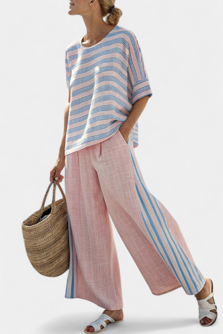 Virella | Completo Rosa e Blu