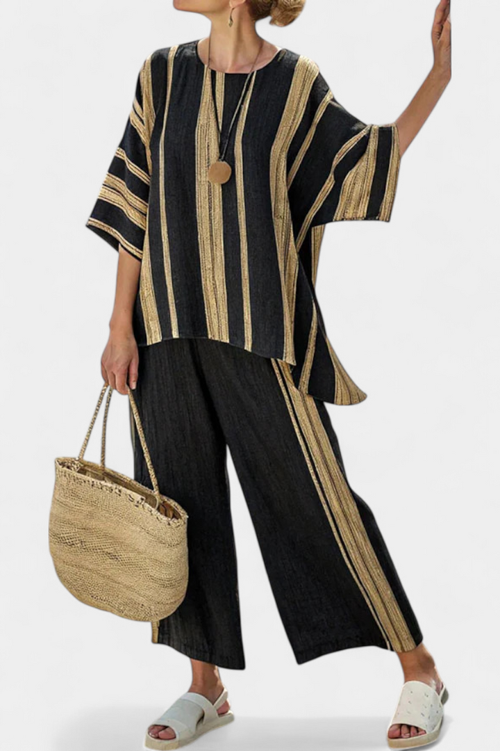 Calden | a Righe Top & Pantaloni