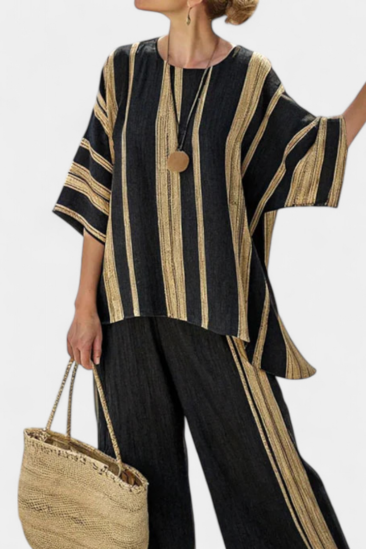 Calden | a Righe Top & Pantaloni