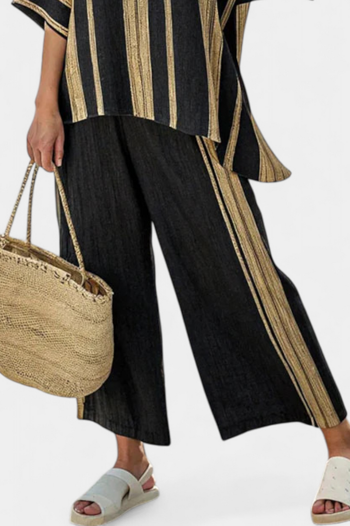 Calden | a Righe Top & Pantaloni