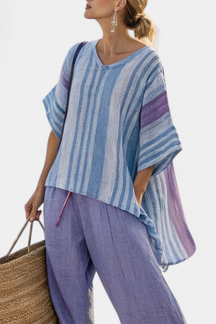Zellora | Completo Lavanda e Azzurro