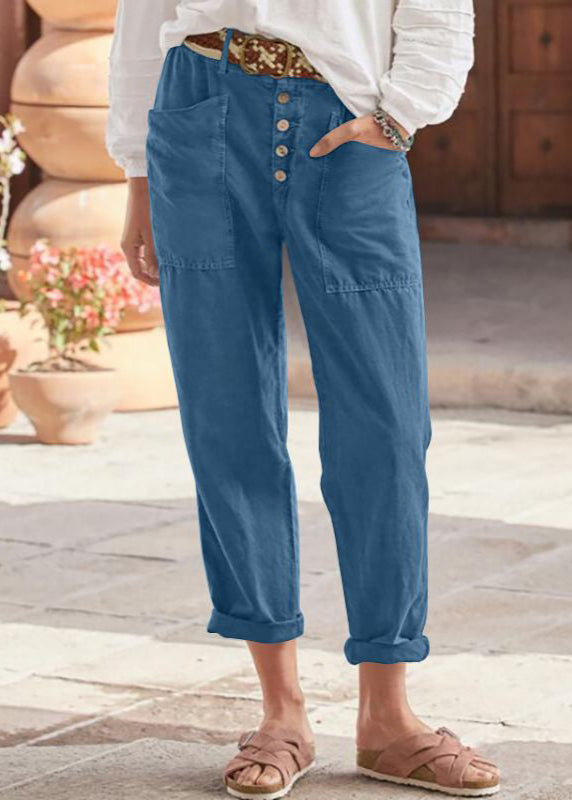 Alba | Elegante Rilassato Pantaloni with Patch Pockets