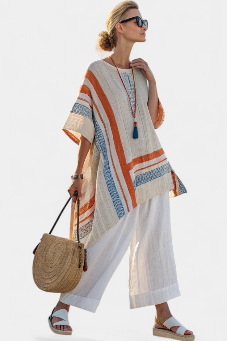 Caevan | a Righe Camicetta & Pantaloni