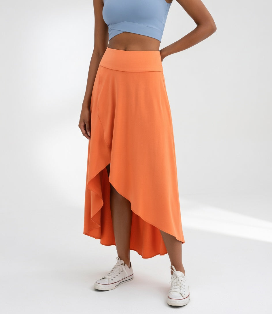 Bonney | Flowy Asymmetric Midi Gonna