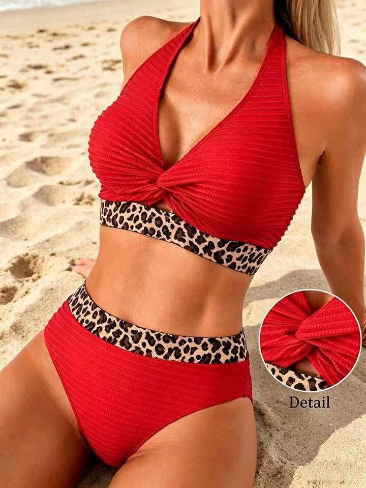 Willa | a Coste Leopard Colour-Block Bikini