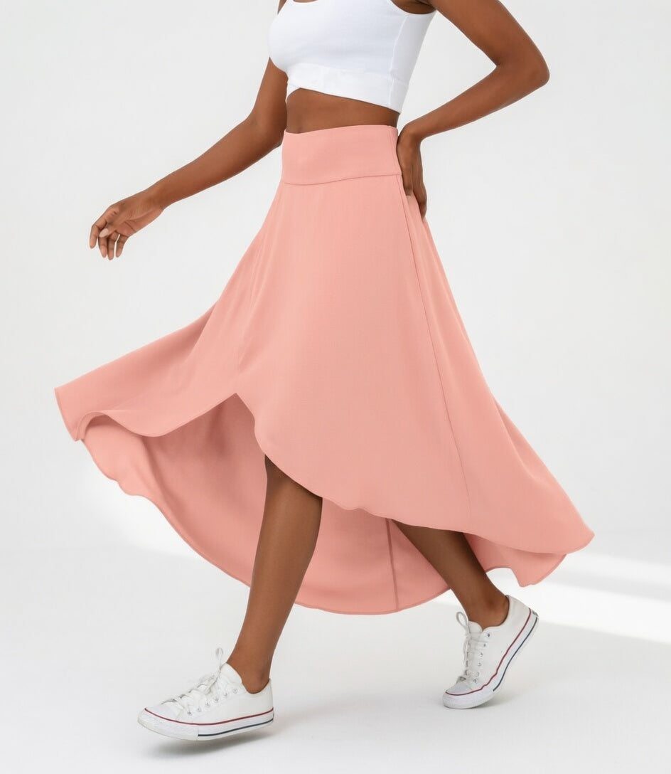 Bonney | Flowy Asymmetric Midi Gonna