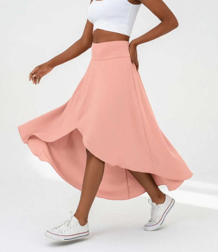 Bonney | Flowy Asymmetric Midi Gonna