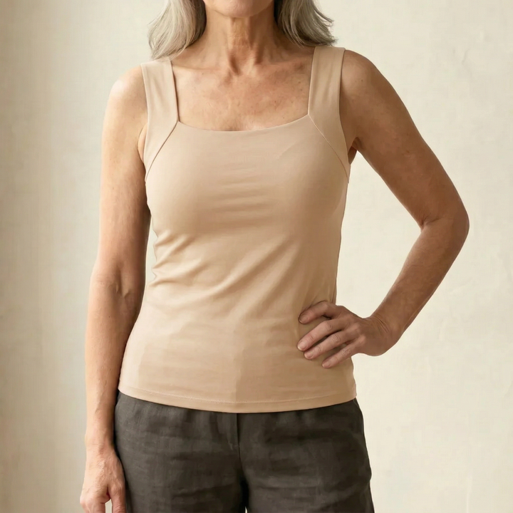 Genevieve | Canotta Nude con Reggiseno Integrato