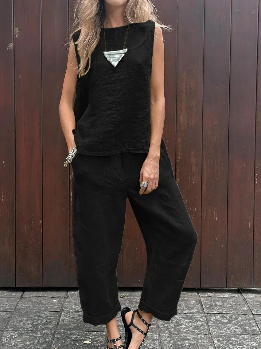 Freya | Due Pezzi Lino Completo