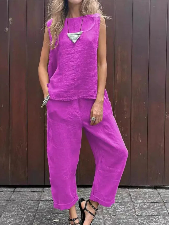 Freya | Due Pezzi Lino Completo