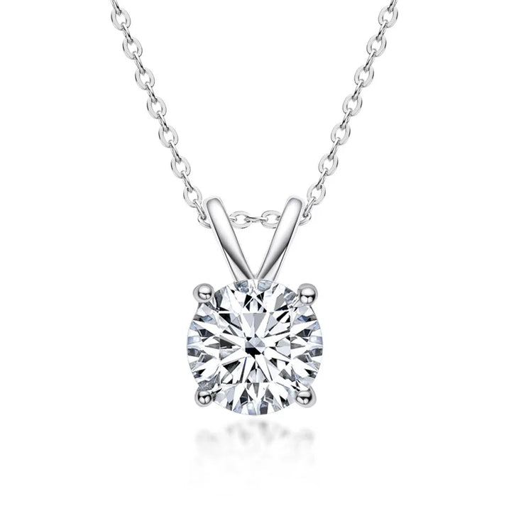 Collana Exclusif in Argento Sterling con Moissanite