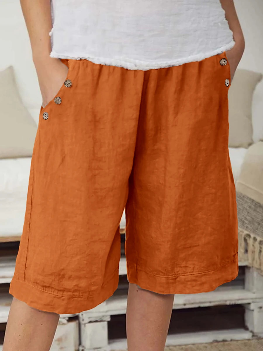Reeve | Gamba Larga Elastic-Waist Shorts