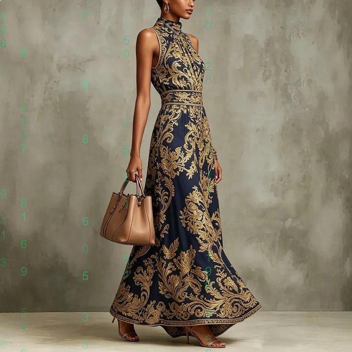 Seraphina | Oro Embroidered Evening Gown