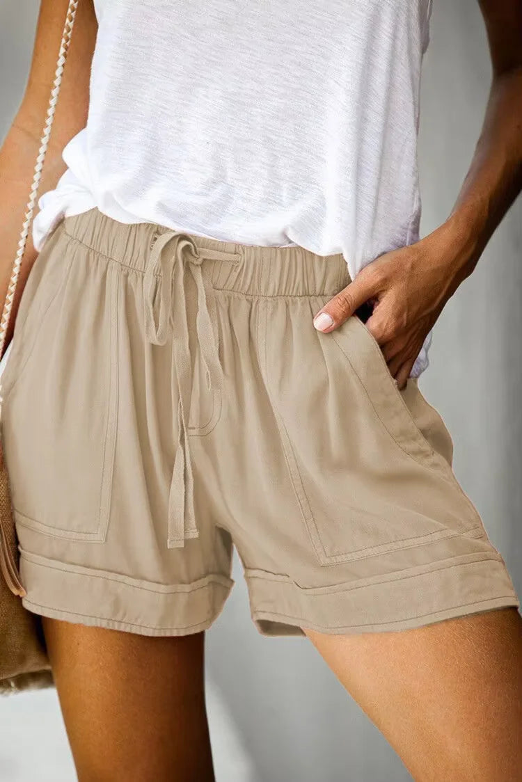 Lark | Pizzo-Up Gamba Larga Twill Shorts
