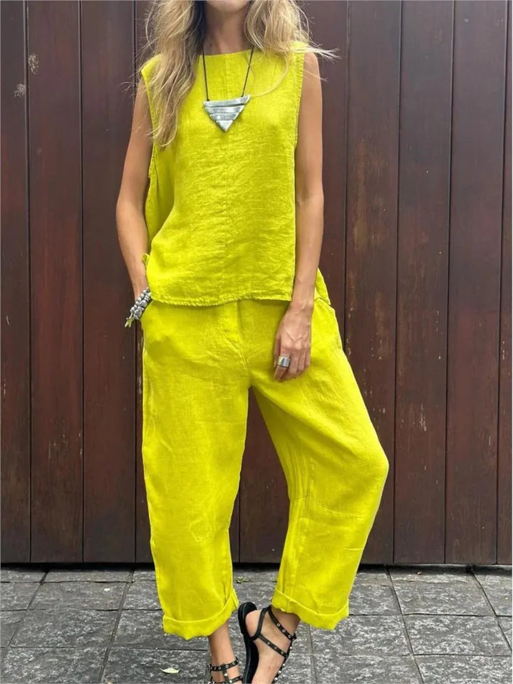 Freya | Due Pezzi Lino Completo
