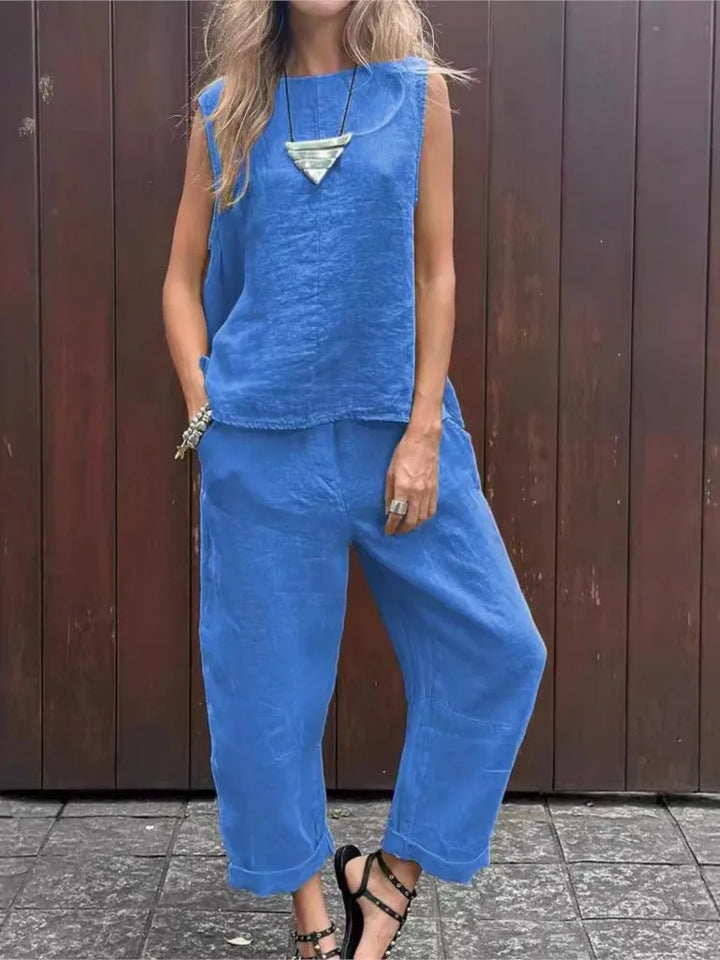 Freya | Due Pezzi Lino Completo