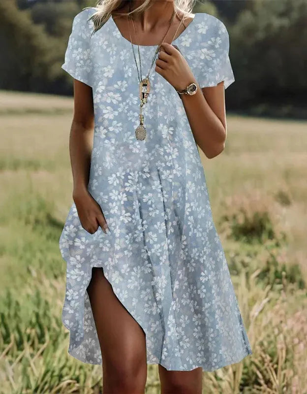 Grisenne | Boho Floreale Spiaggia Abito