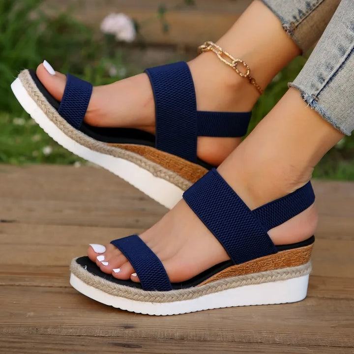 Nadia | Sandali Platform Punta Aperta