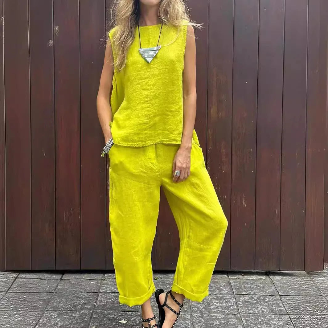 Freya | Due Pezzi Lino Completo