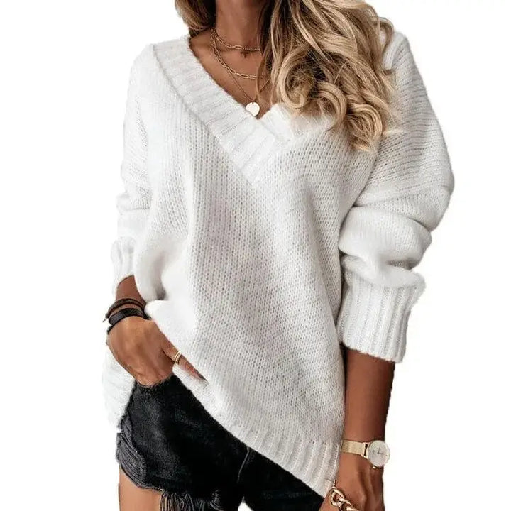 Faye | Morbido Scollo a V Pullover