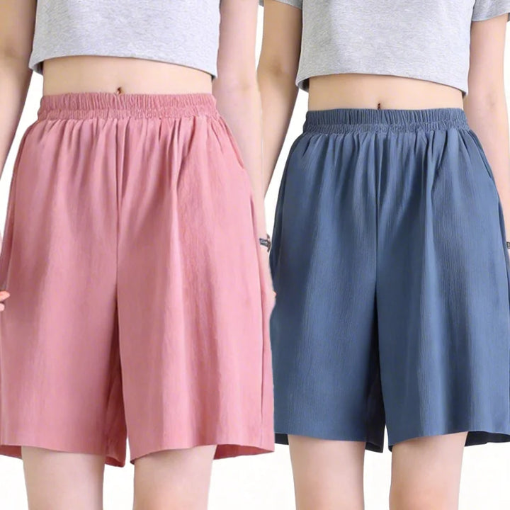 Freya | Ice-Seta Gamba Larga Shorts