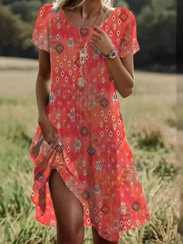Grisenne | Boho Floreale Spiaggia Abito
