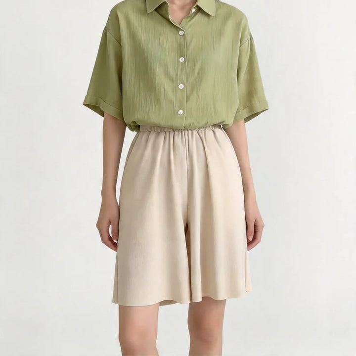 Freya | Ice-Seta Gamba Larga Shorts