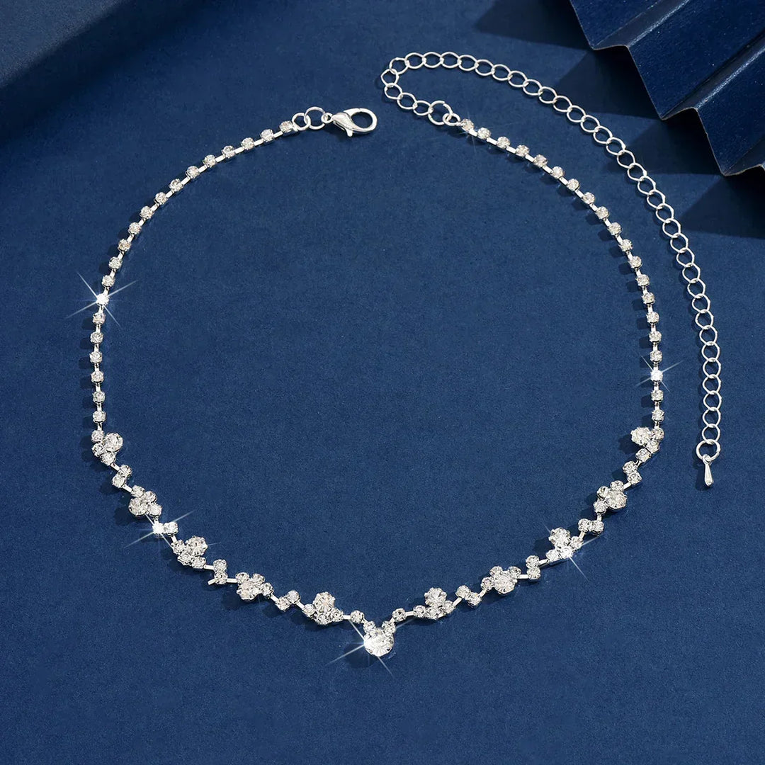Collana di Mariage Elegante con Diamants