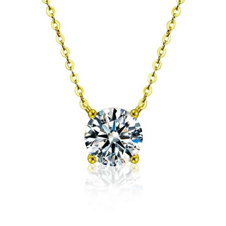 Collana Placcato Oro con Zirconi