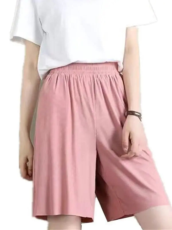 Freya | Ice-Seta Gamba Larga Shorts