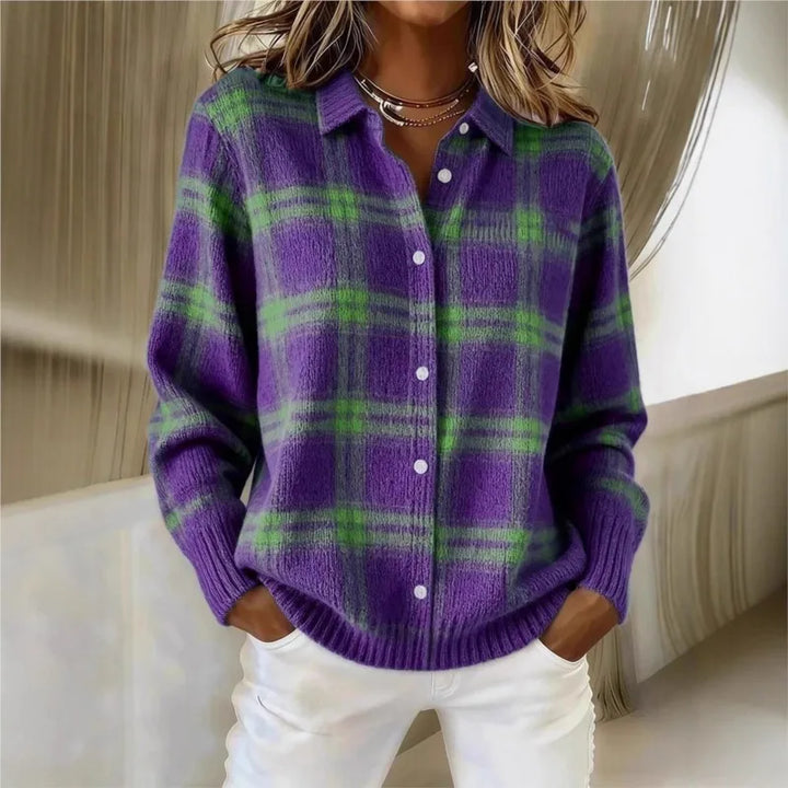 Marlowe | Scozzese Longline Cardigan