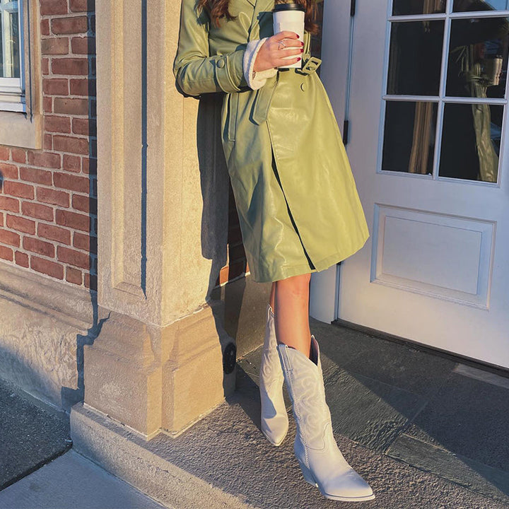 Gracie | Elegante Metallic Cowboy Stivali