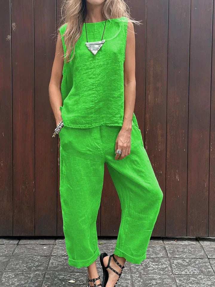 Freya | Due Pezzi Lino Completo